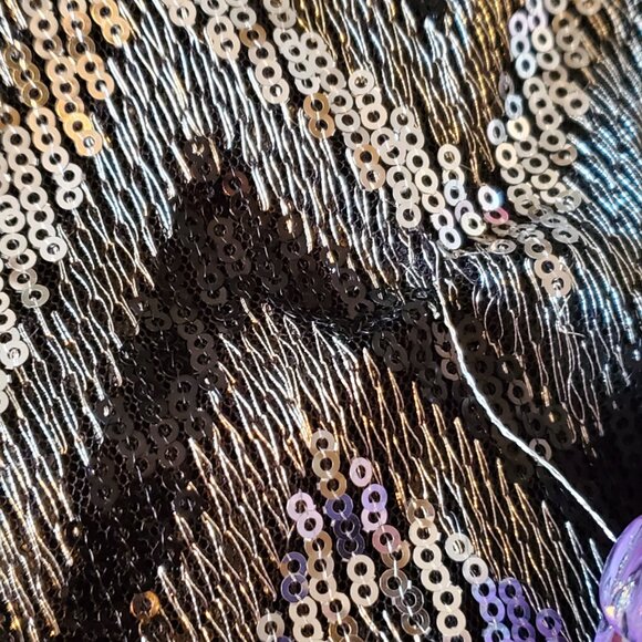 Miss Me, Chevron Sequin Dress, women’s size small. - Picture 6 of 6